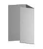 Trauerkarte DIN lang 6-seiter Wickelfalz 4/4 farbig mit beidseitig partieller UV-Lackierung